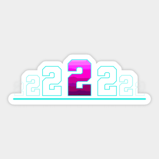 Number 2 Sticker